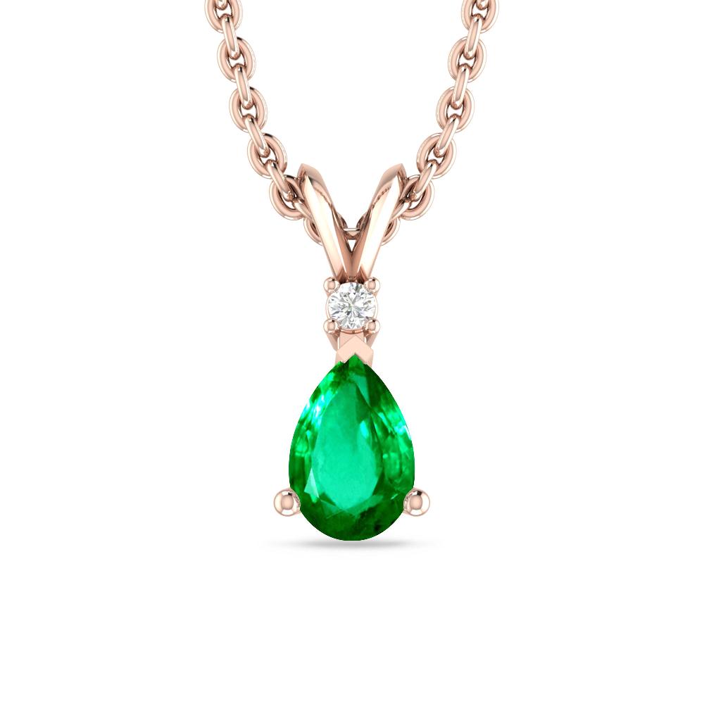 Rose Gold - Emerald