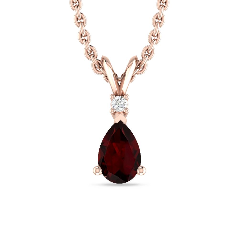 Rose Gold - Garnet