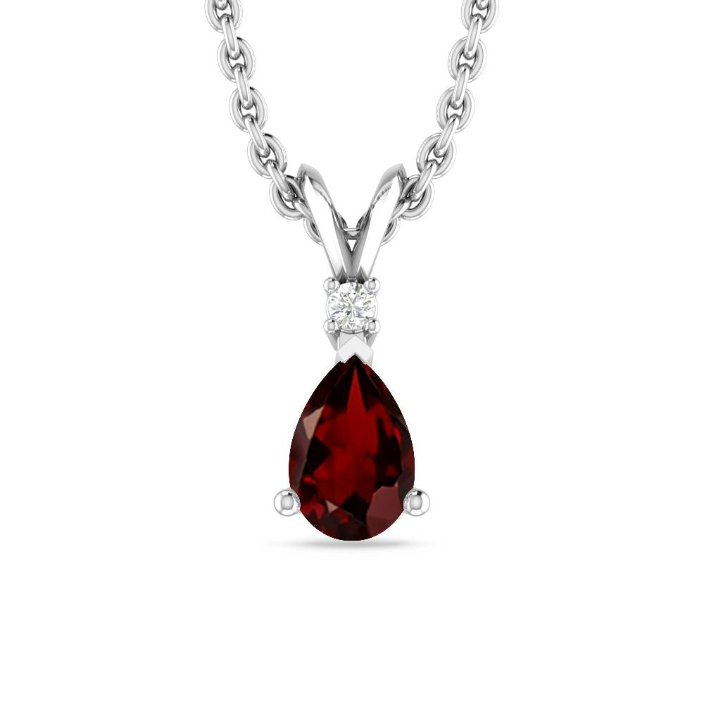 White Gold - Garnet