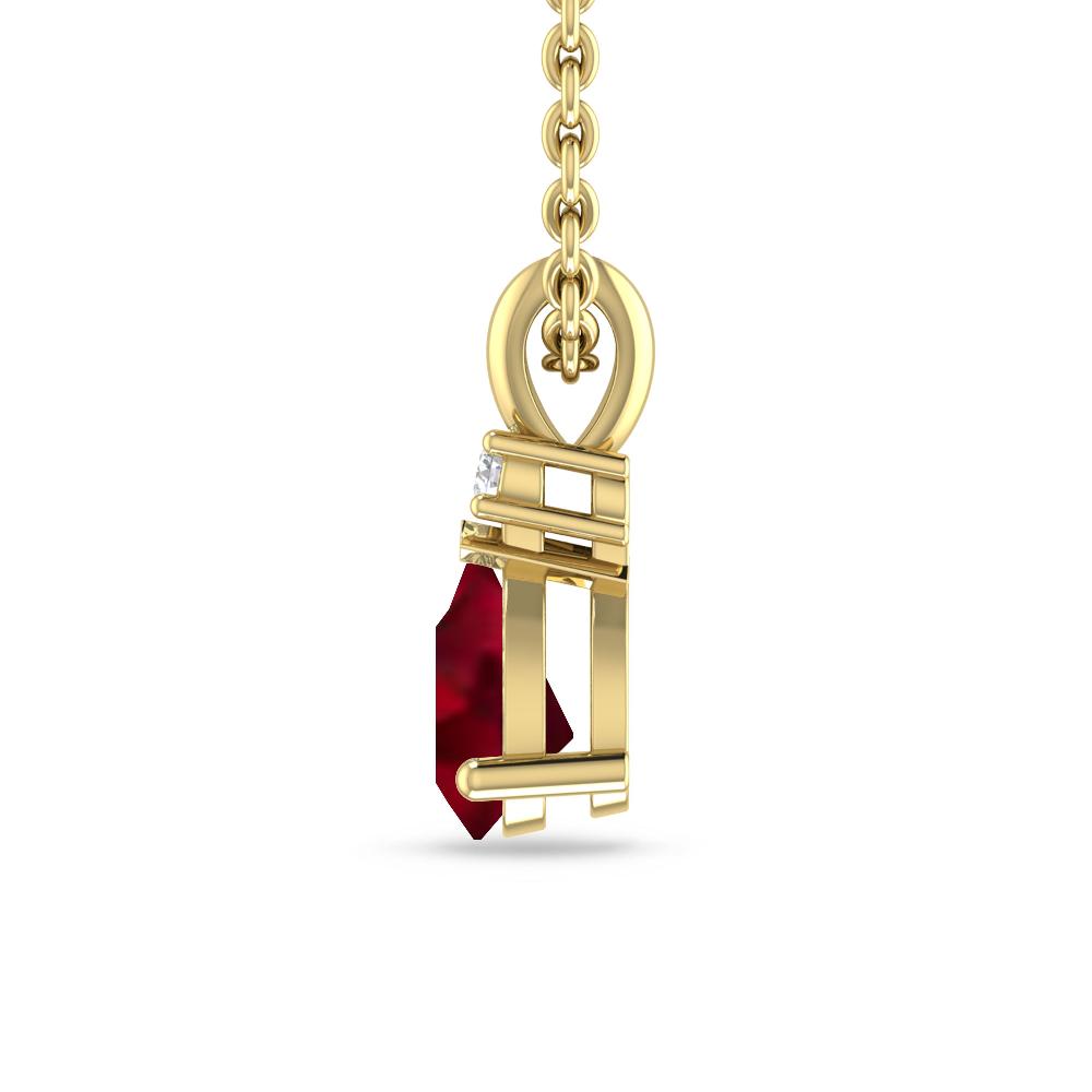 Yellow Gold - Garnet