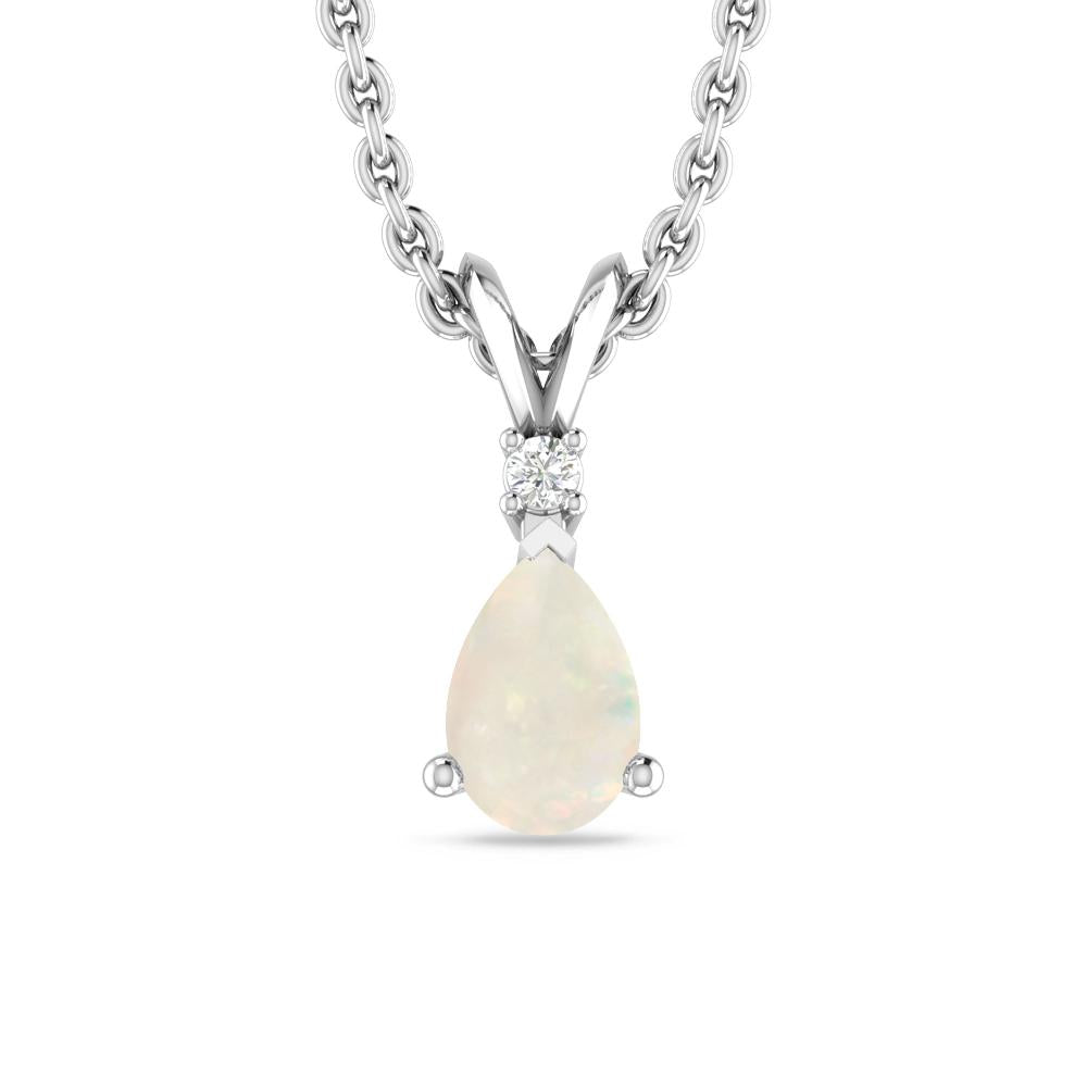 White Gold - Opal