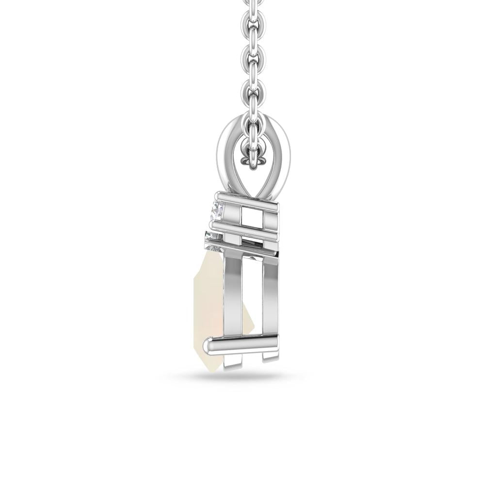 White Gold - Opal