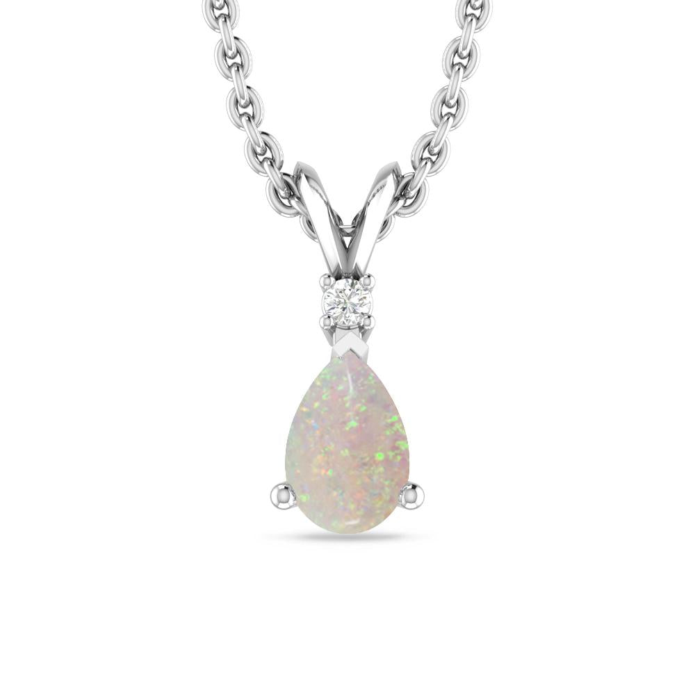 White Gold - Opal