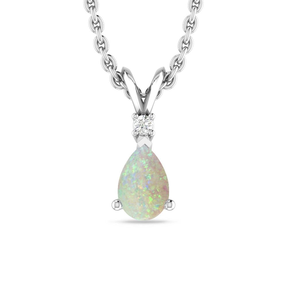 White Gold - Opal