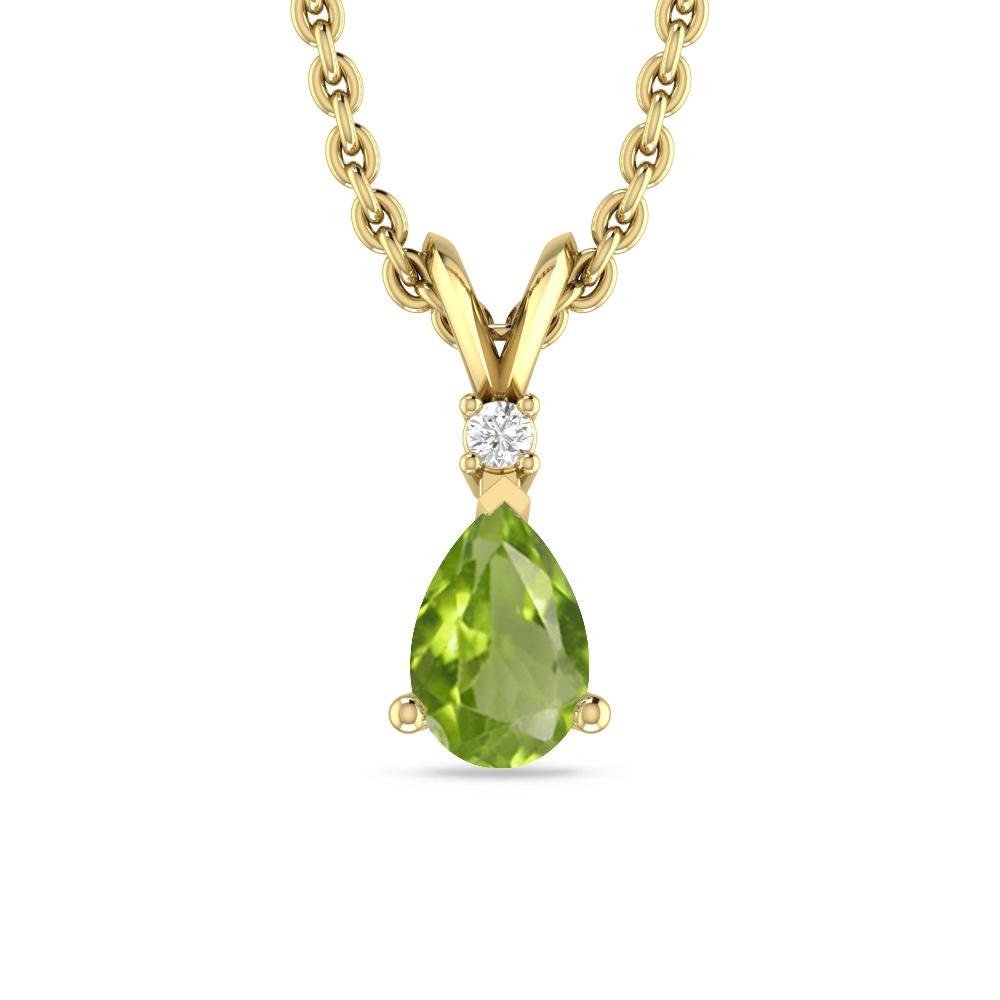 Yellow Gold - Peridot