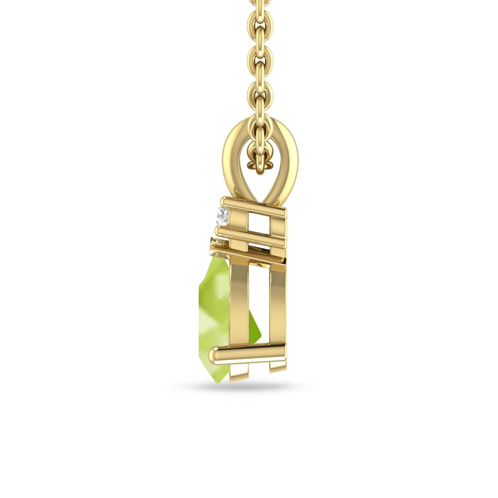 Yellow Gold - Peridot