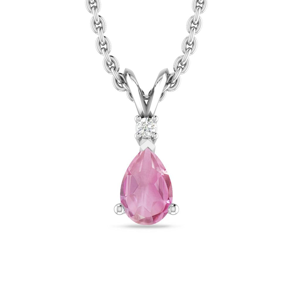 White Gold - Pink Tourmaline