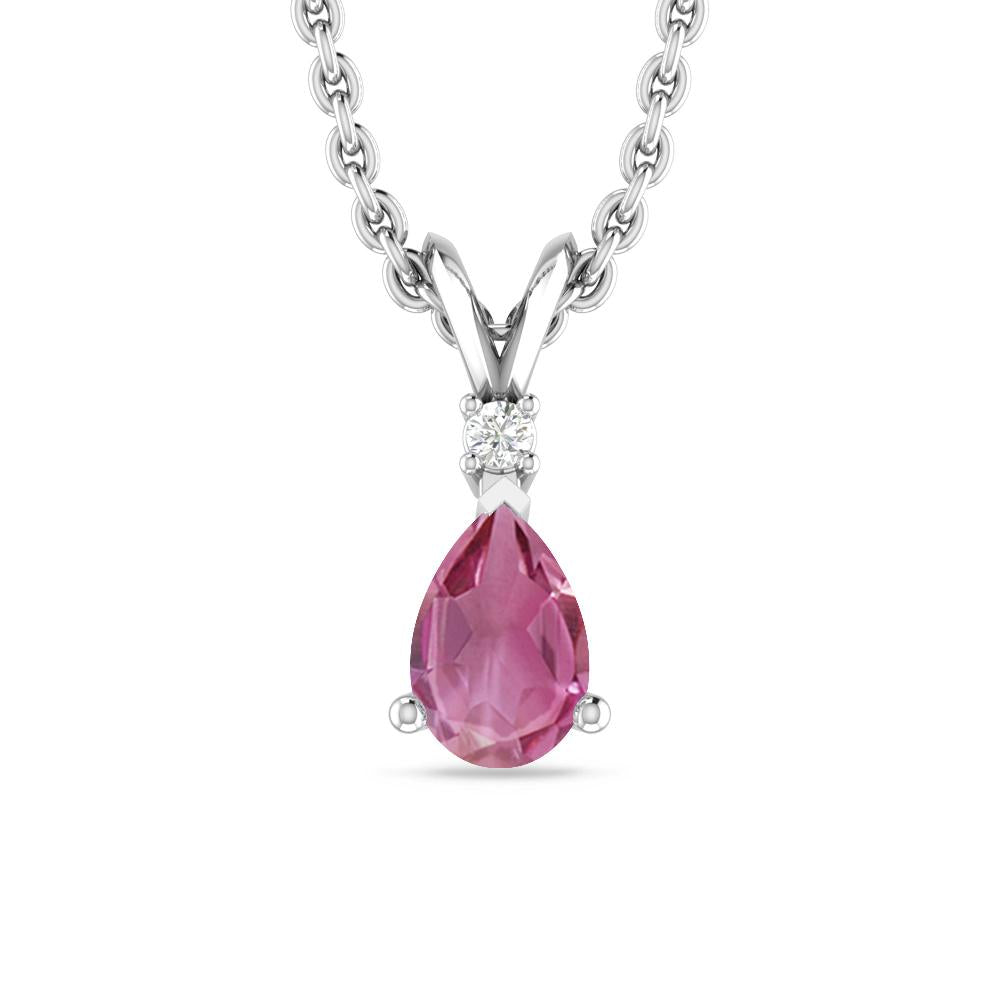 White Gold - Pink Tourmaline