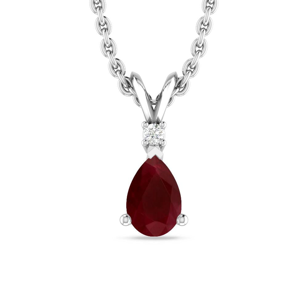 White Gold - Ruby