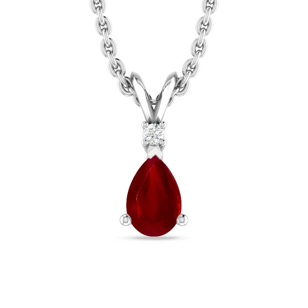 White Gold - Ruby
