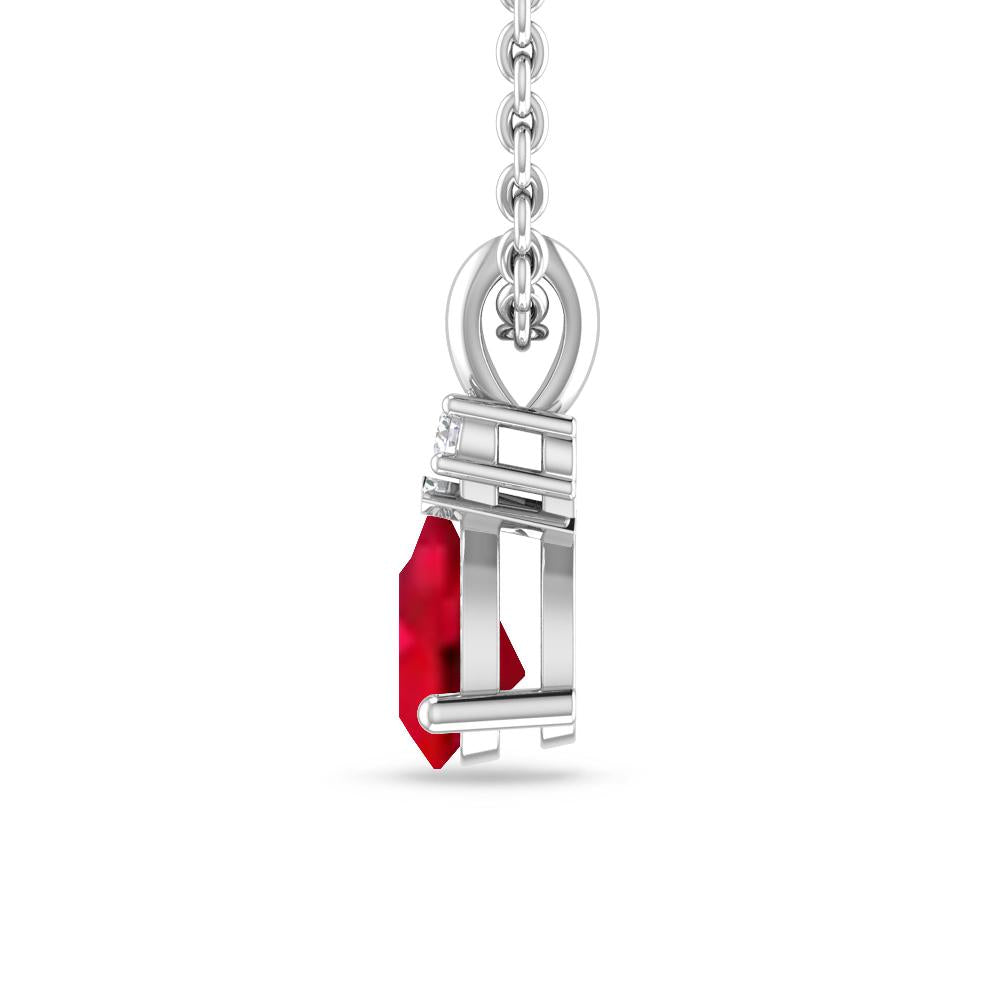 White Gold - Ruby