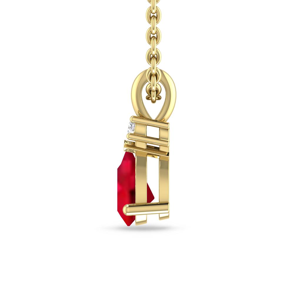 Yellow Gold - Ruby