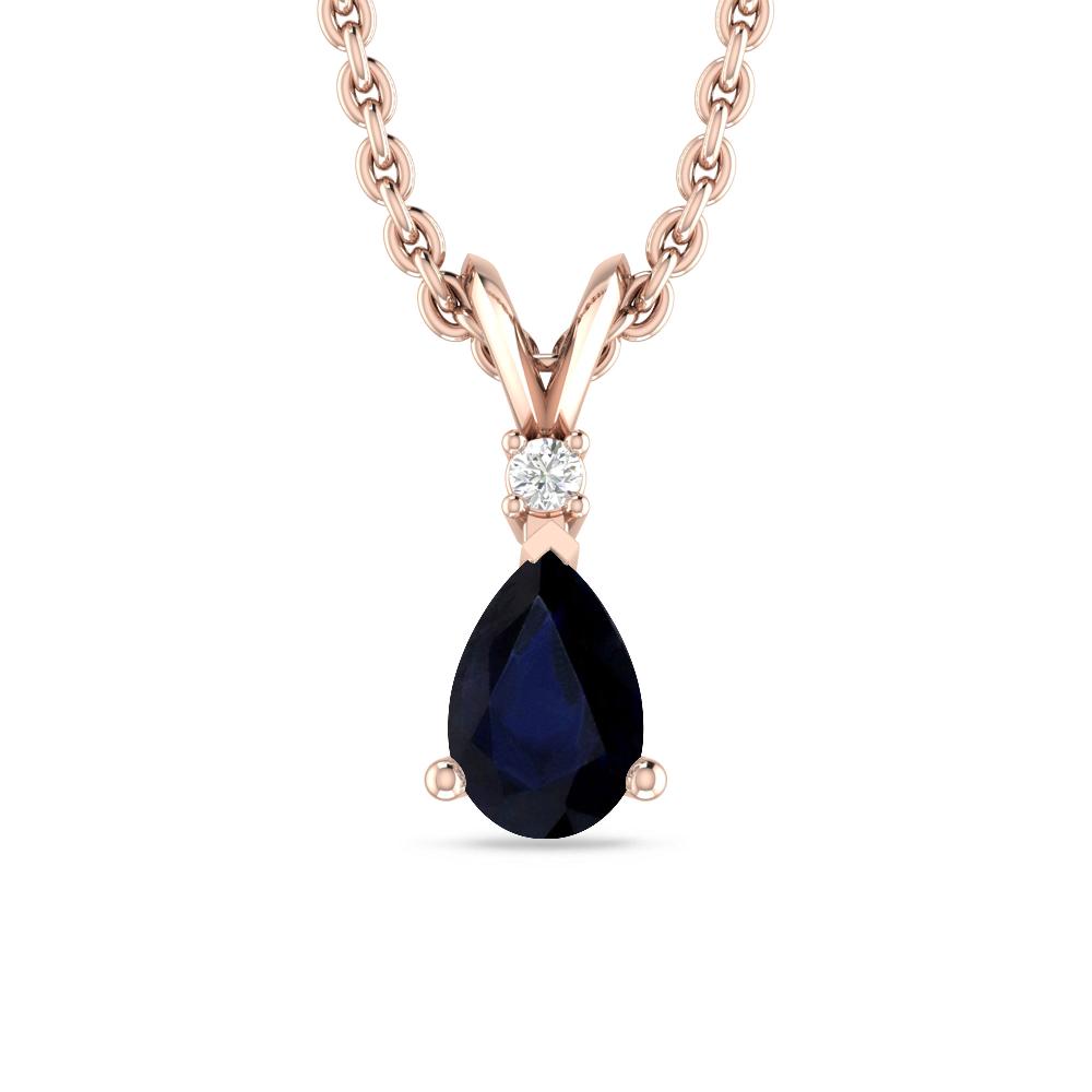 Rose Gold - Sapphire