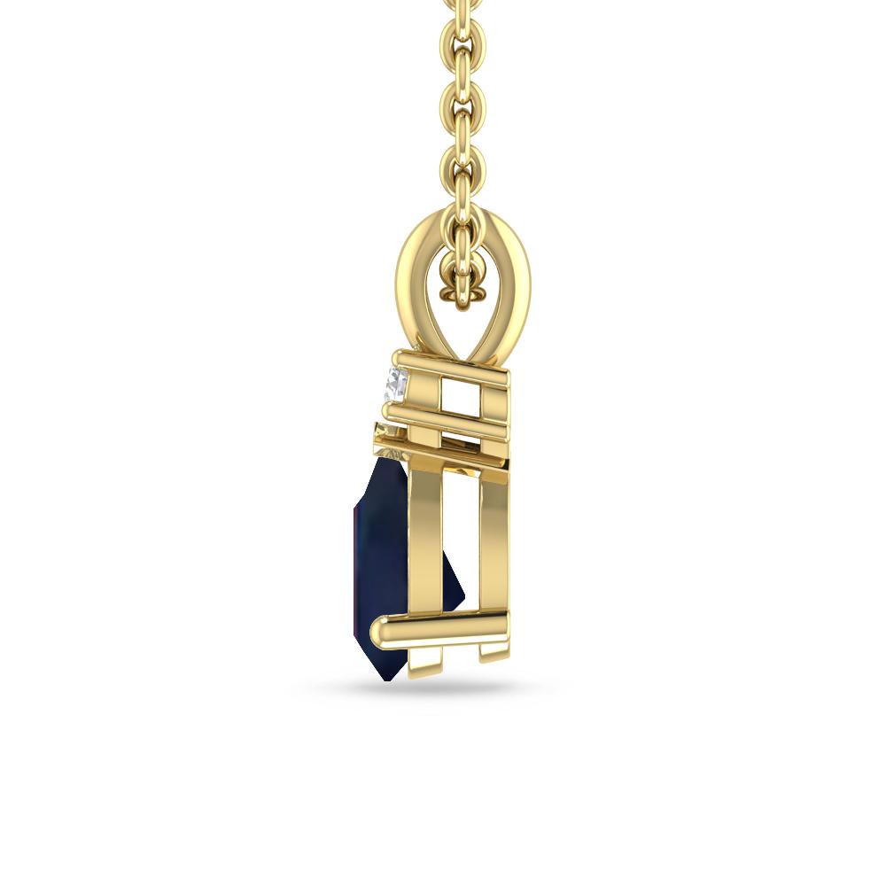 Yellow Gold - Sapphire