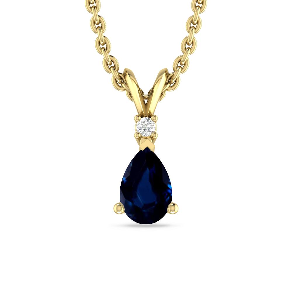 Yellow Gold - Sapphire