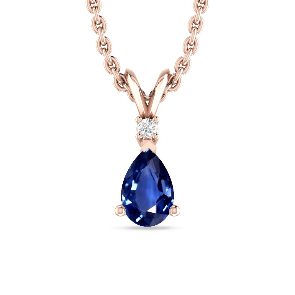 Rose Gold - Sapphire