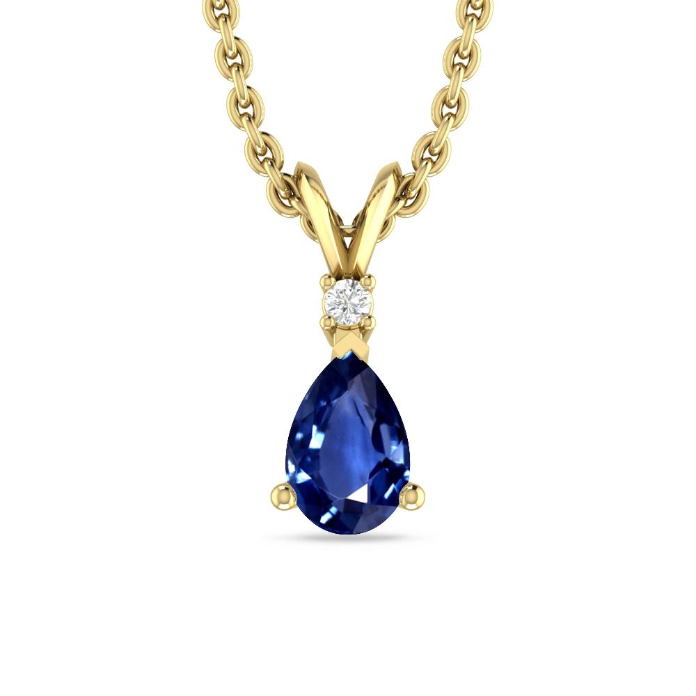 Yellow Gold - Sapphire