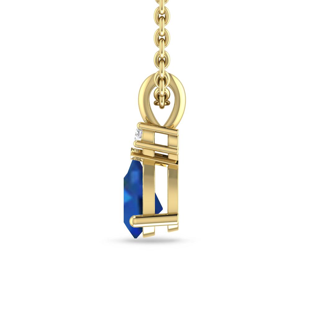 Yellow Gold - Sapphire