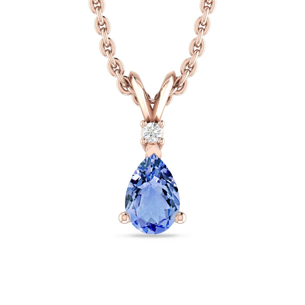 Rose Gold - Tanzanite