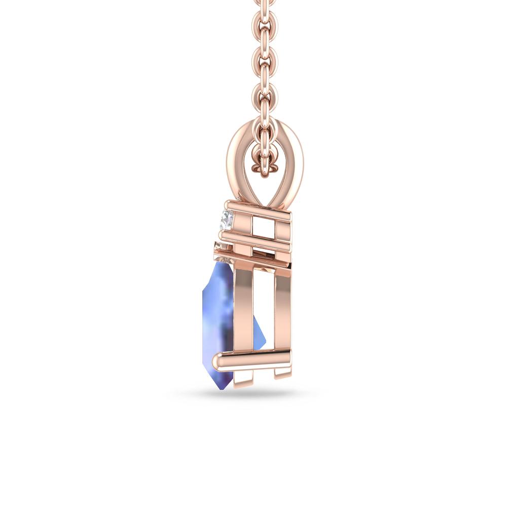 Rose Gold - Tanzanite