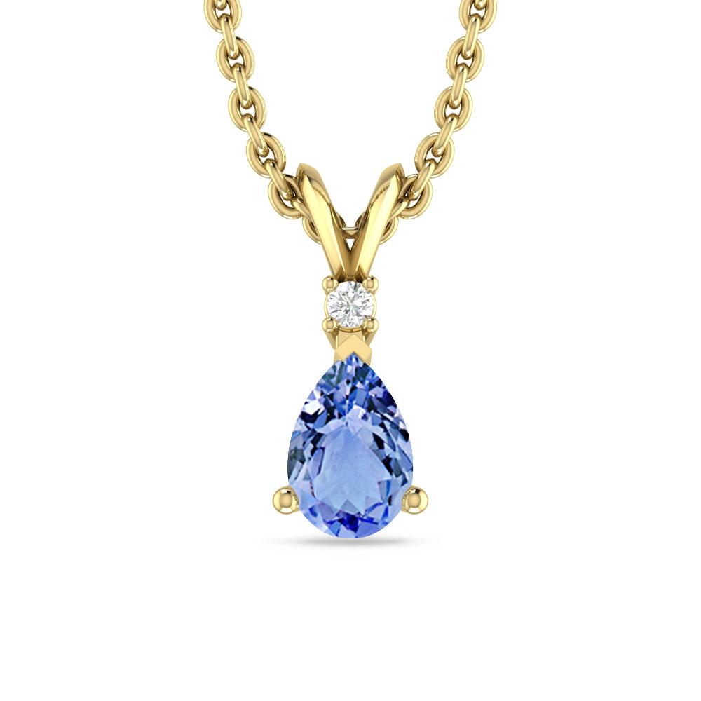 Yellow Gold - Tanzanite
