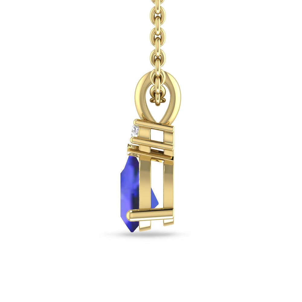 Yellow Gold - Tanzanite