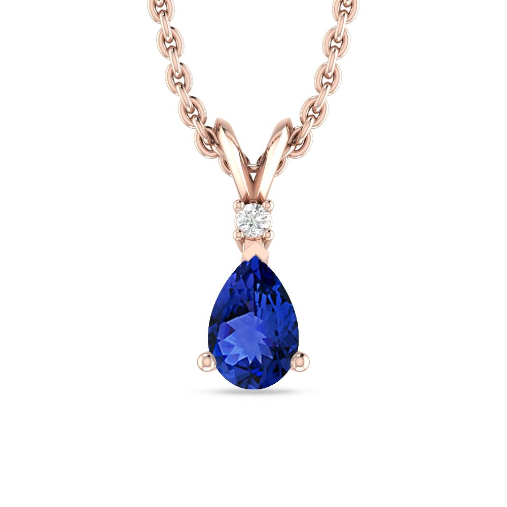 Rose Gold - Tanzanite
