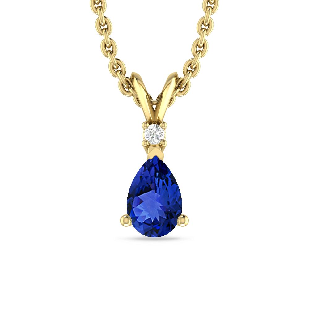Yellow Gold - Tanzanite