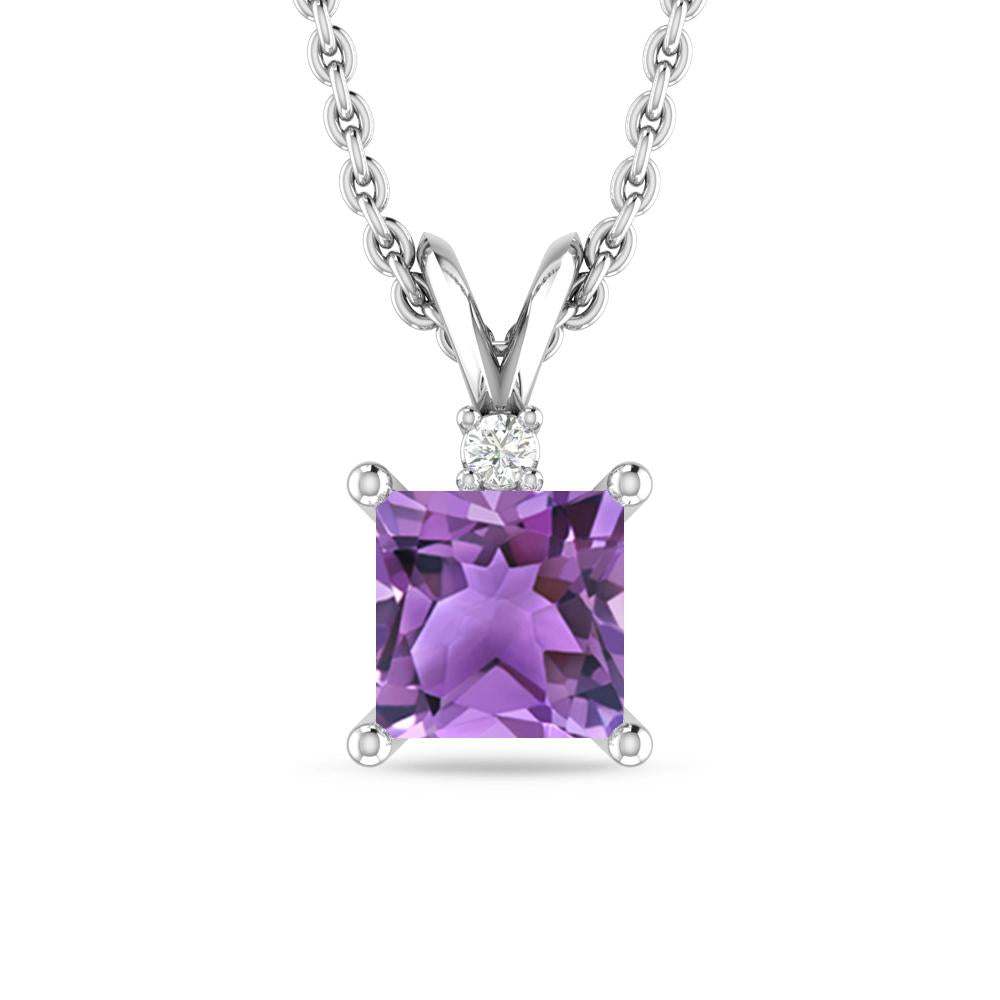 White Gold - Amethyst