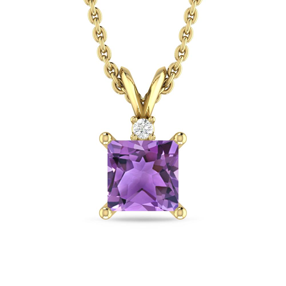 Yellow Gold - Amethyst