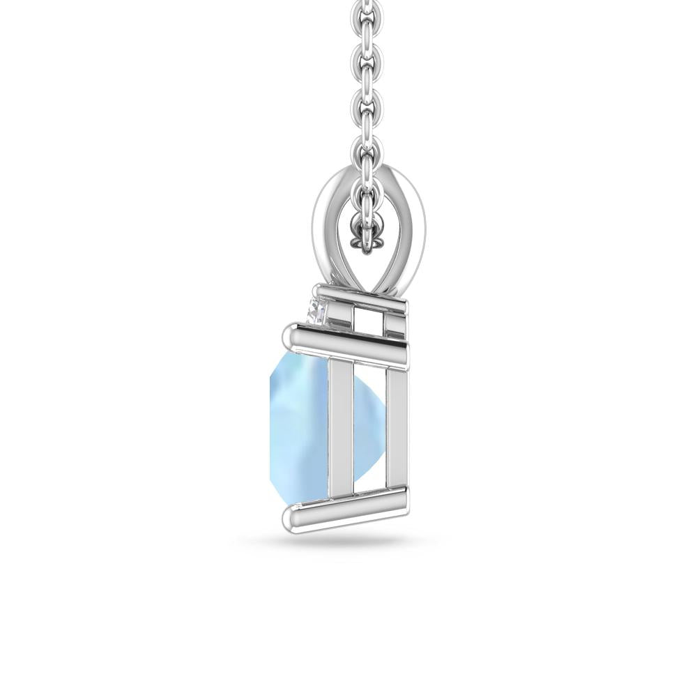 White Gold - Aquamarine