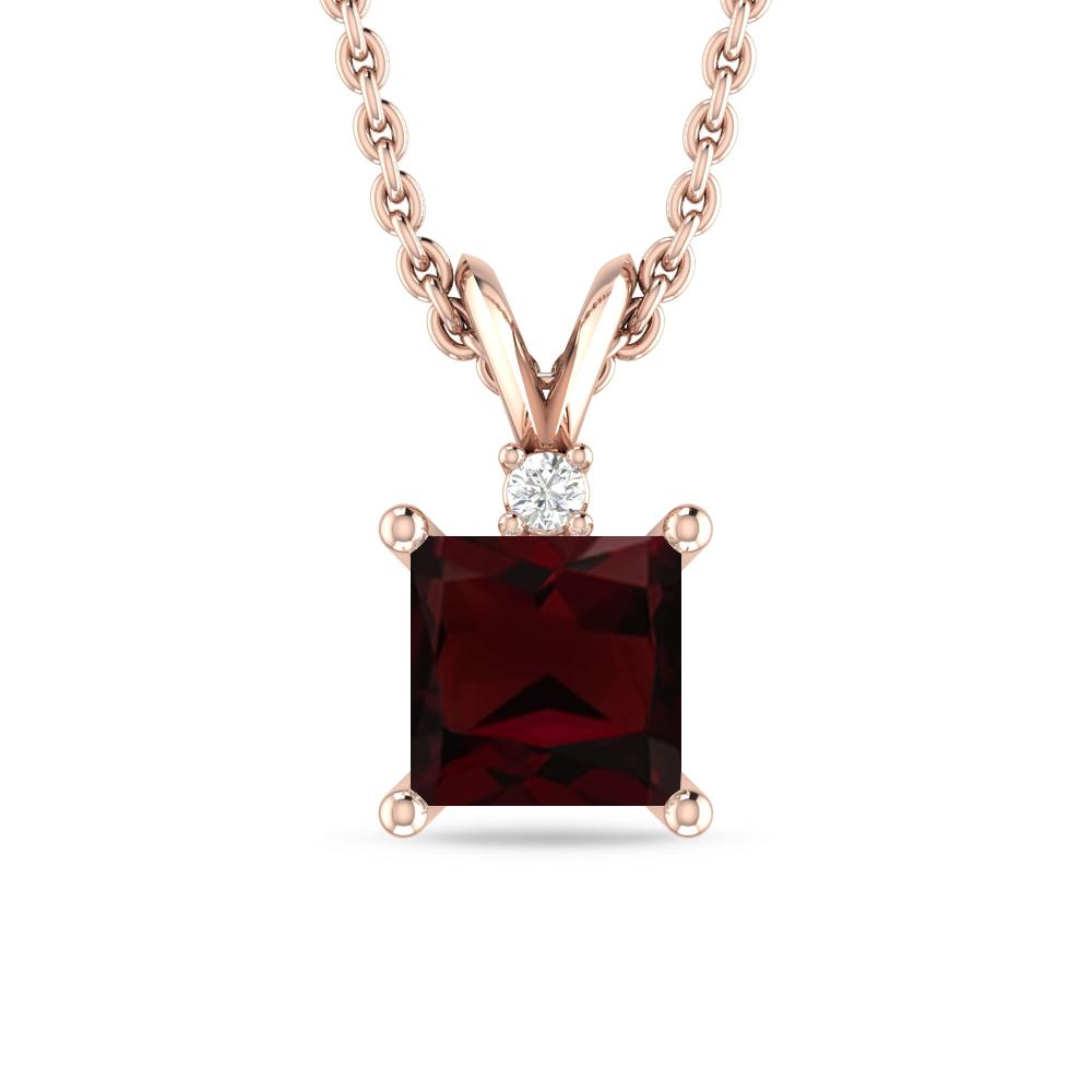 Rose Gold - Garnet