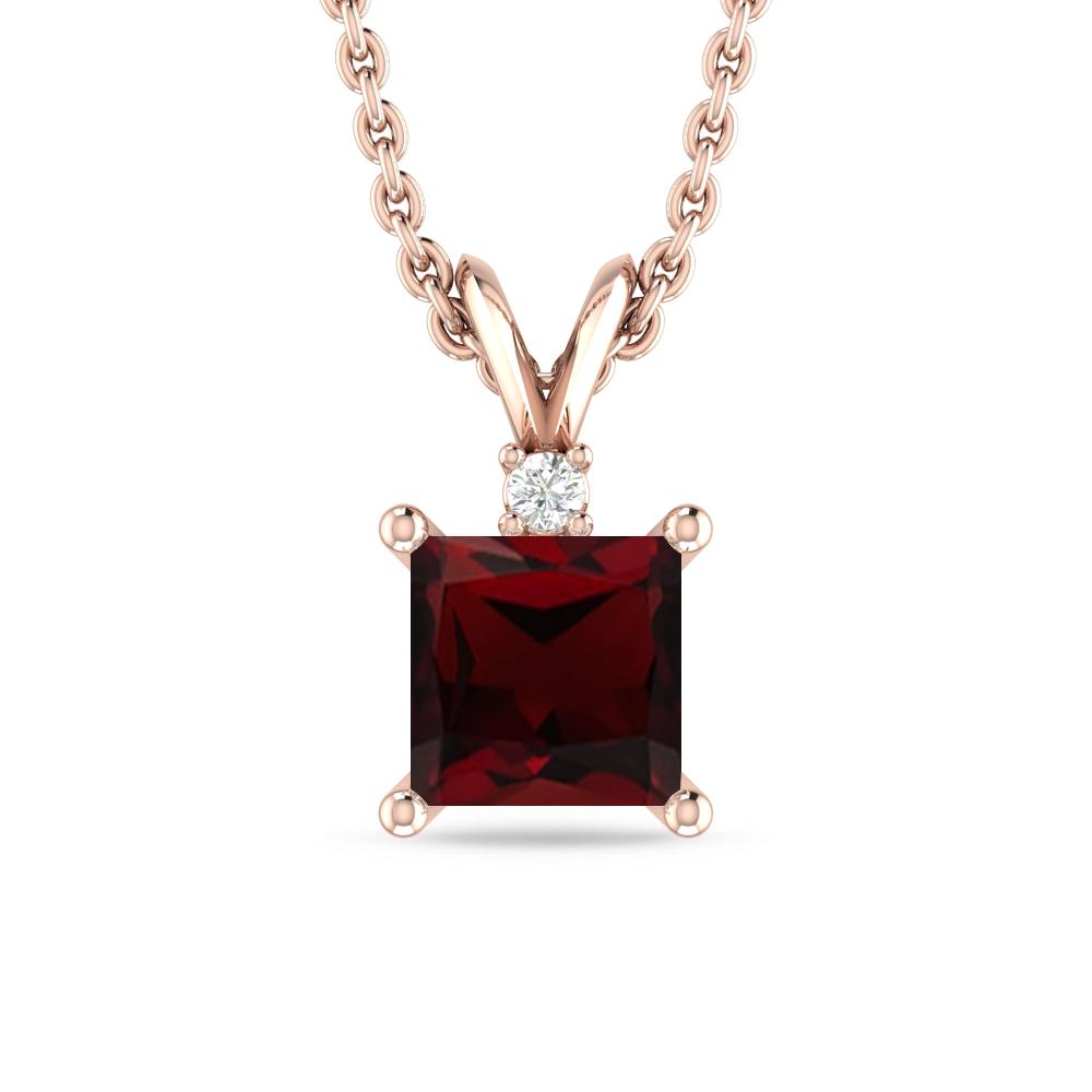 Rose Gold - Garnet