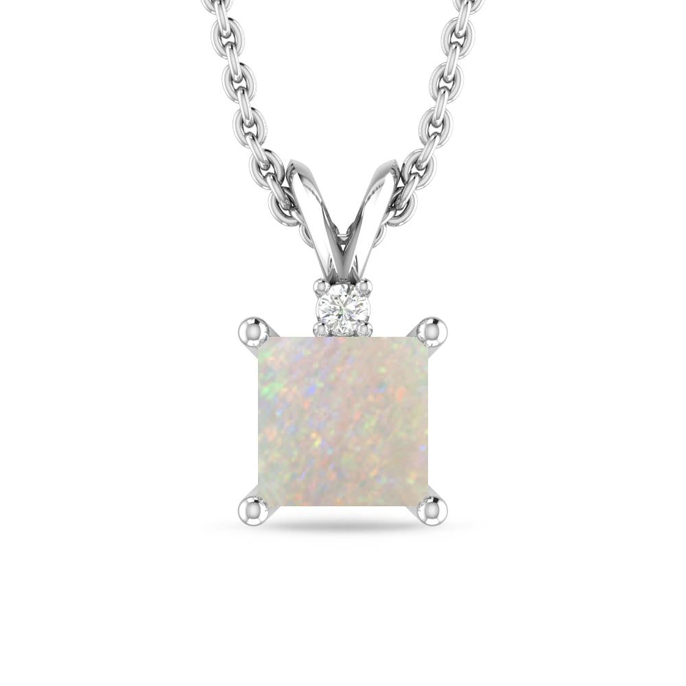 White Gold - Opal