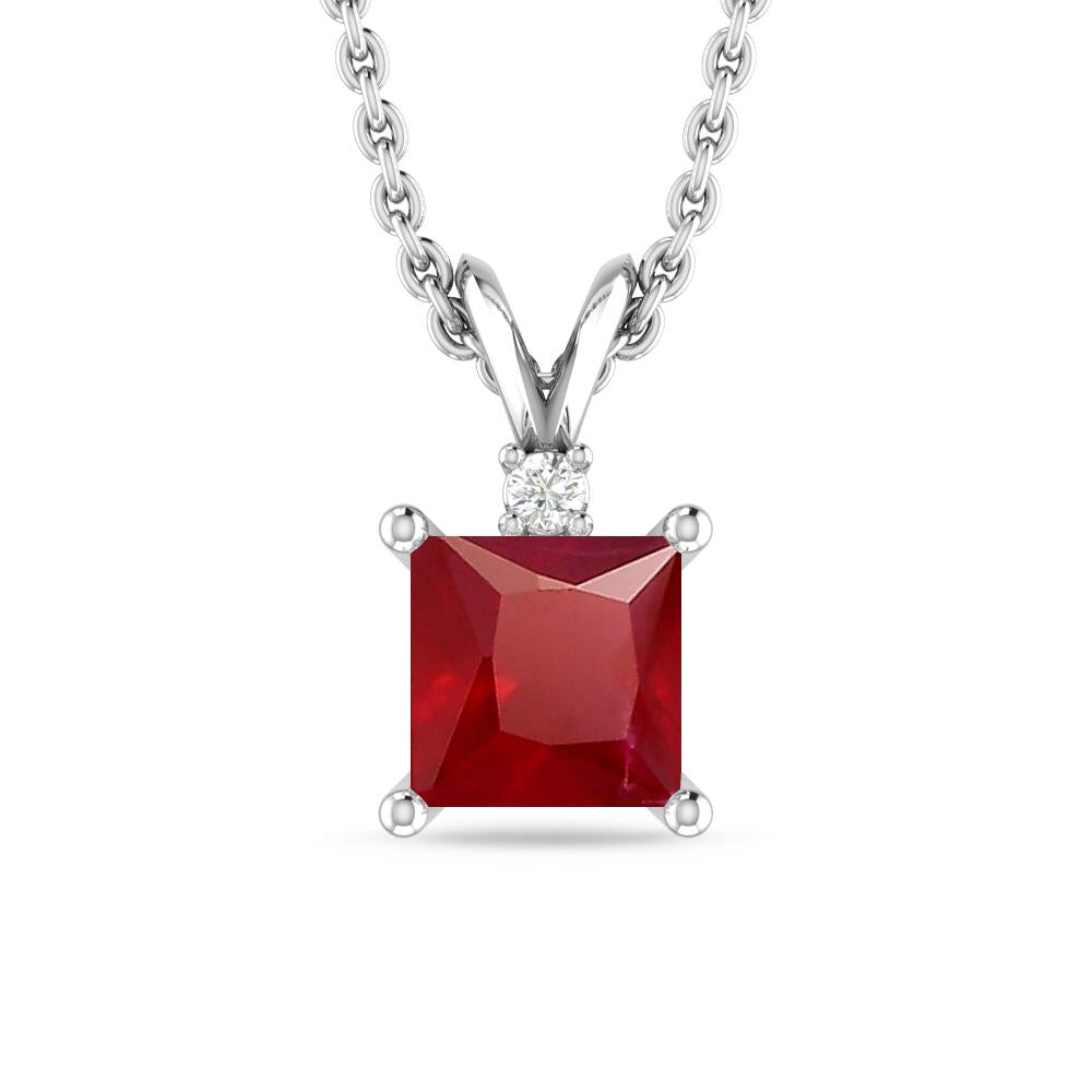 White Gold - Ruby