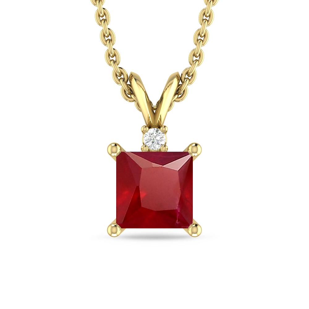 Yellow Gold - Ruby