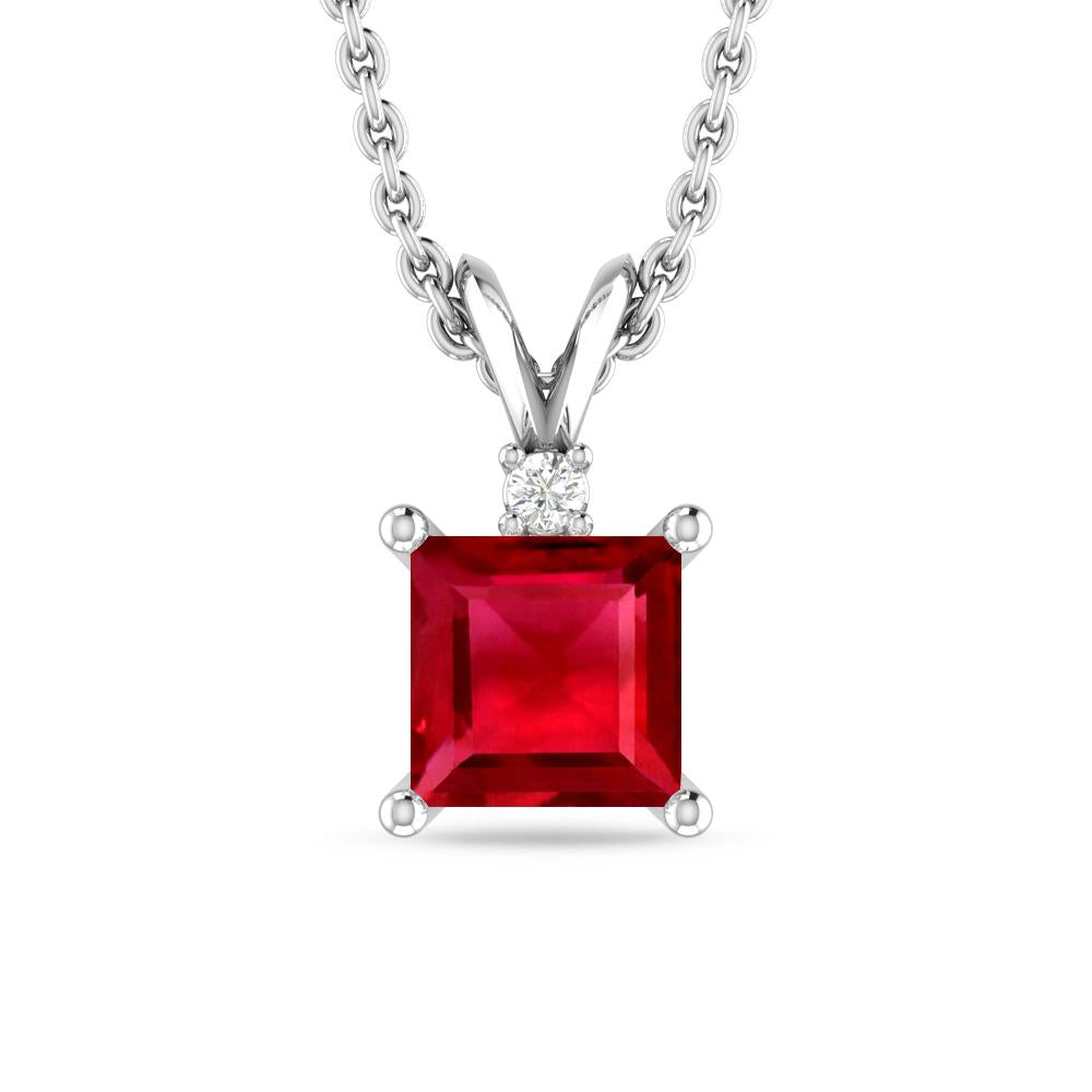 White Gold - Ruby