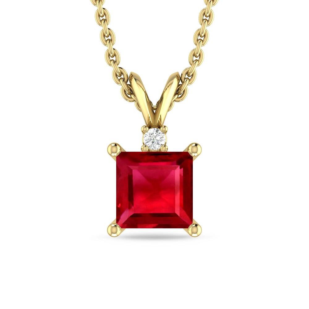 Yellow Gold - Ruby