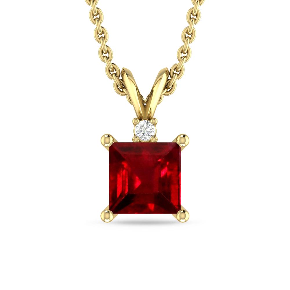 Yellow Gold - Ruby