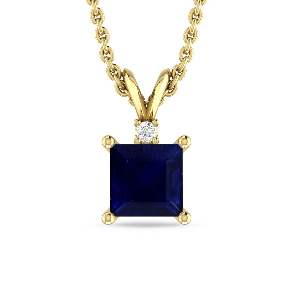 Yellow Gold - Sapphire