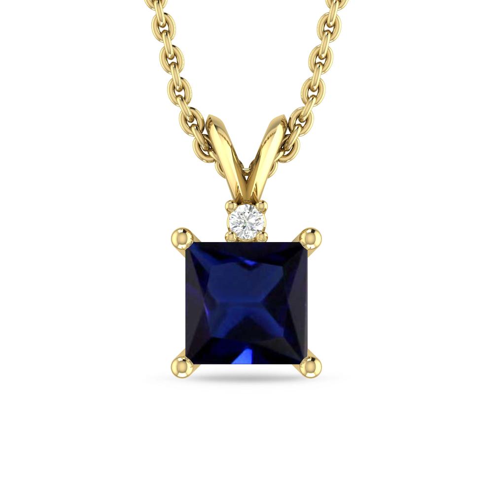 Yellow Gold - Sapphire