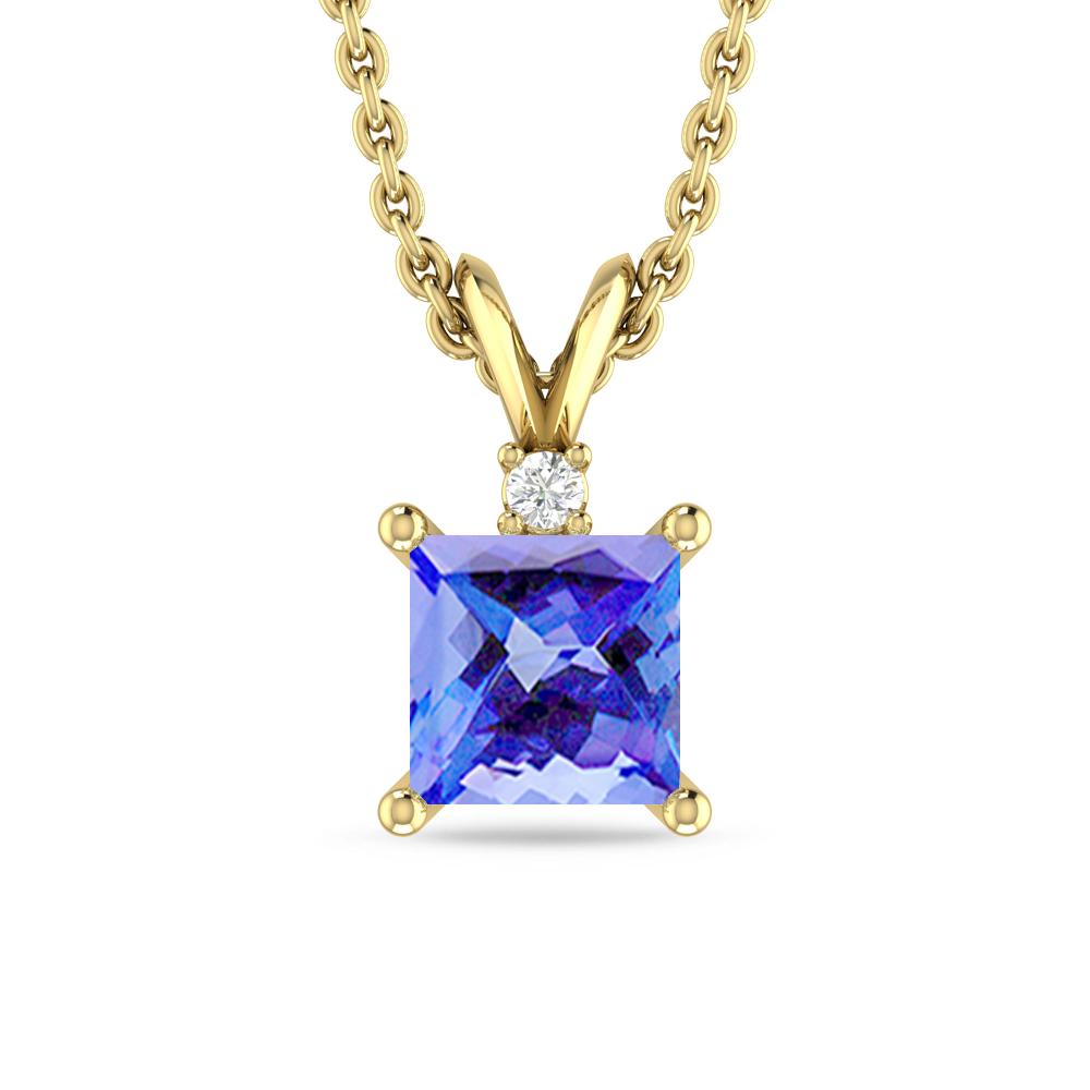 Yellow Gold - Tanzanite