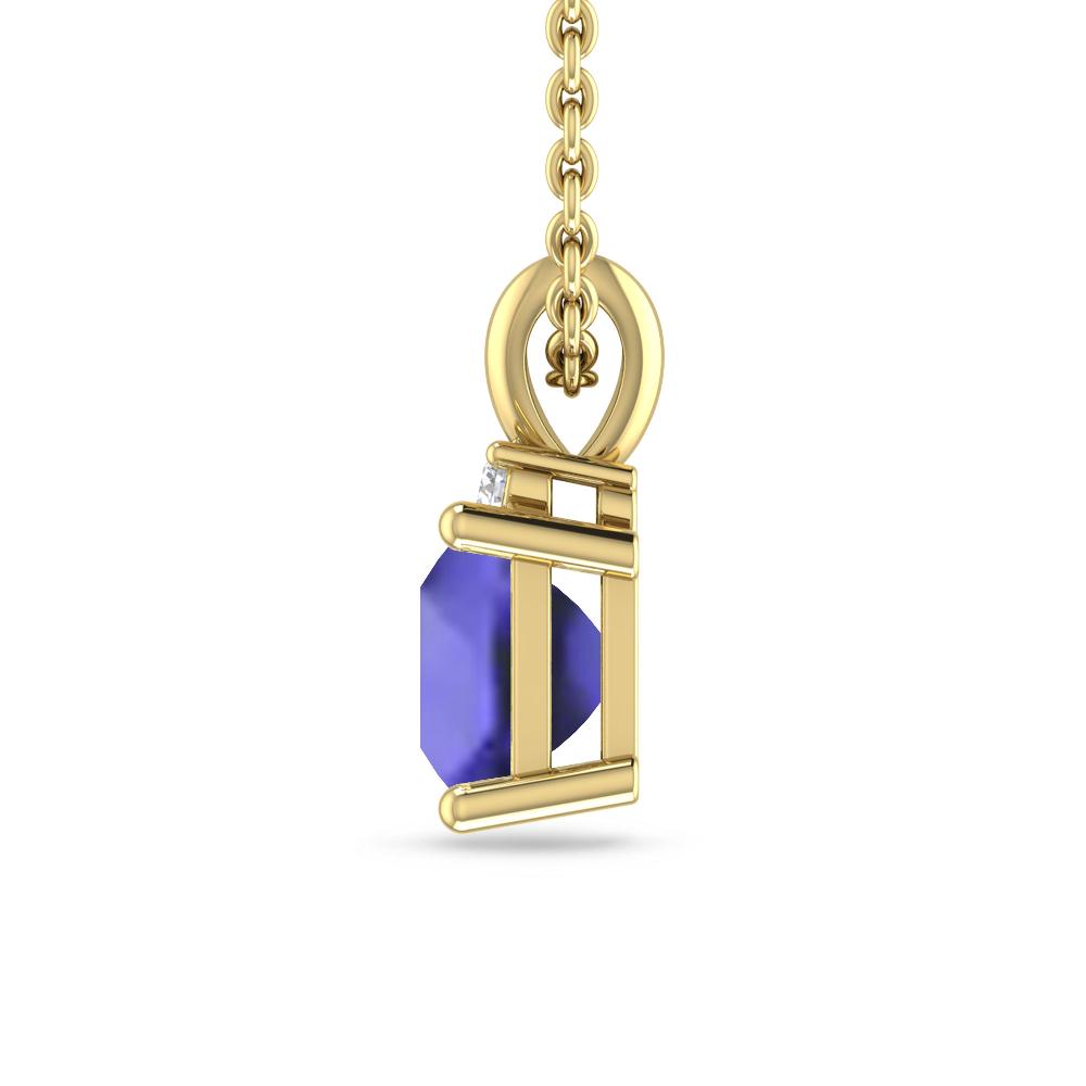 Yellow Gold - Tanzanite