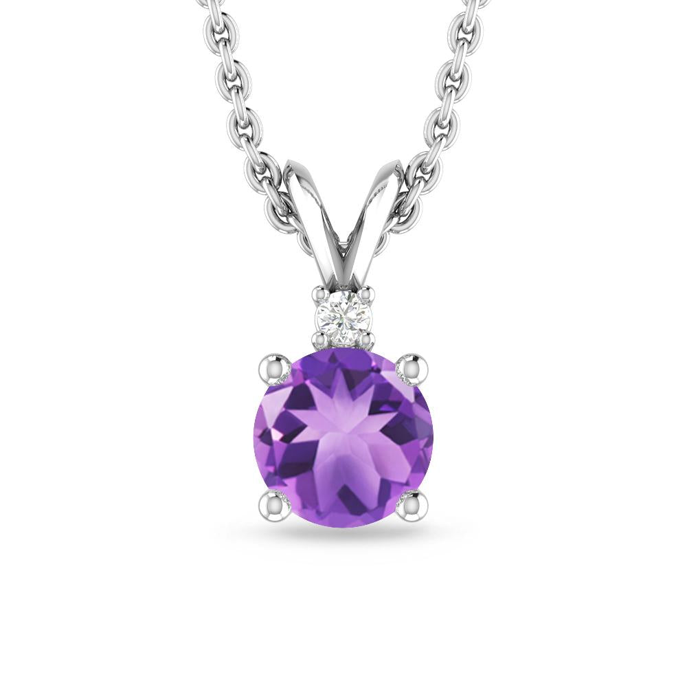 White Gold - Amethyst