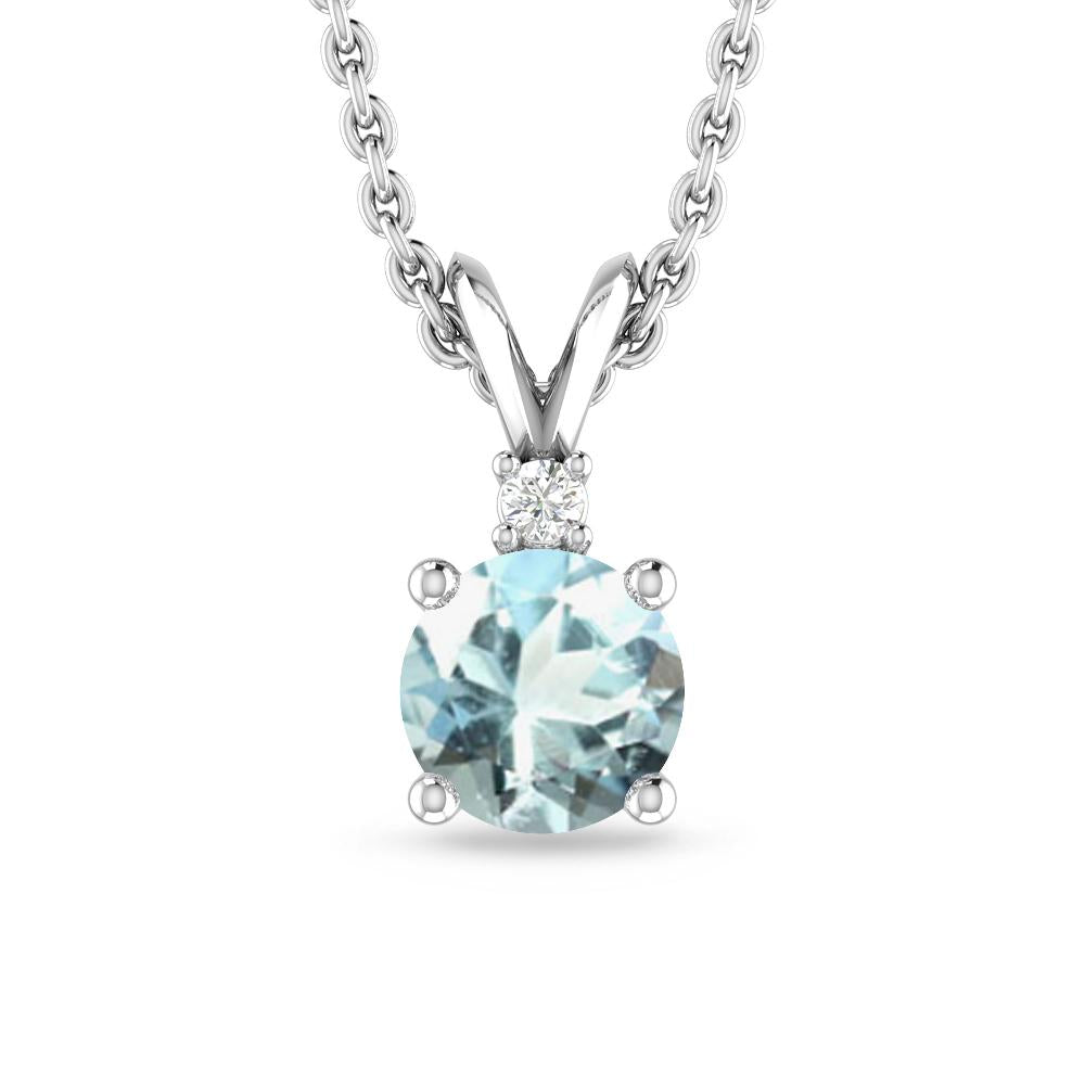 White Gold - Aquamarine