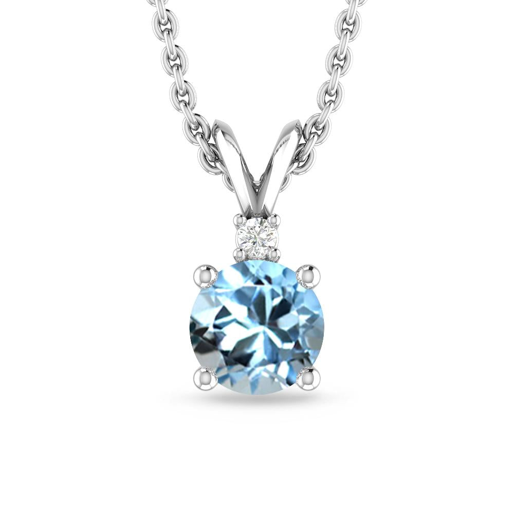 White Gold - Aquamarine