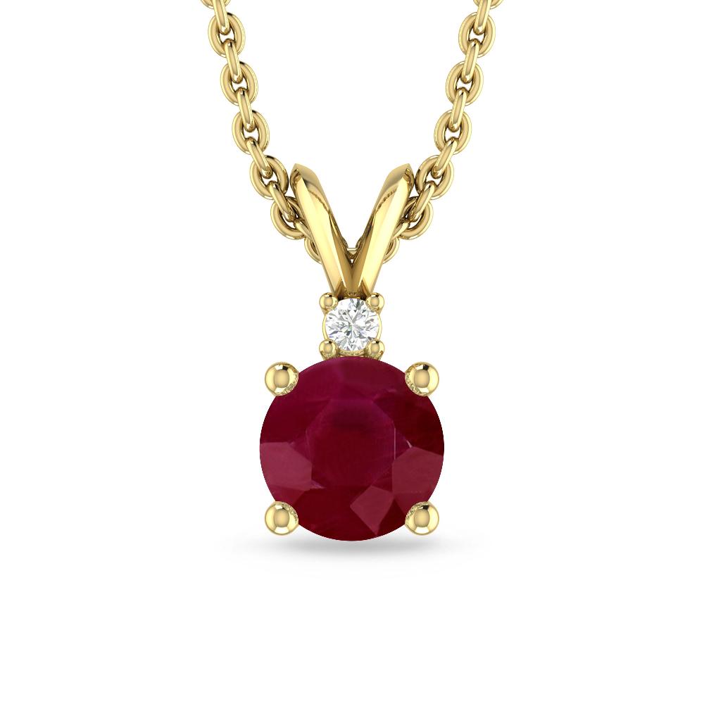 Yellow Gold - Ruby