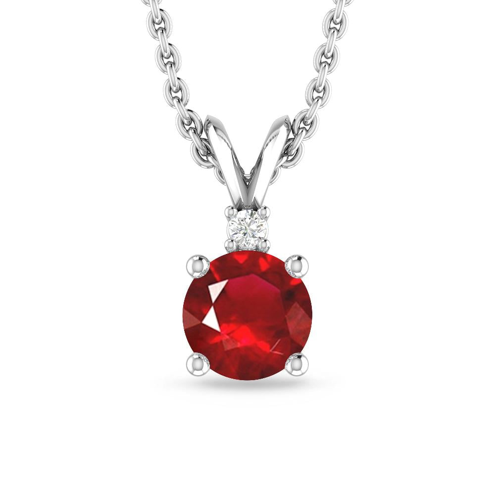 White Gold - Ruby