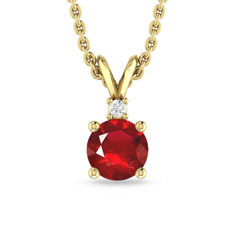 Yellow Gold - Ruby