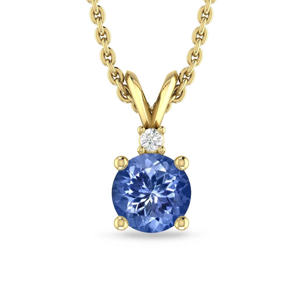 Yellow Gold - Tanzanite